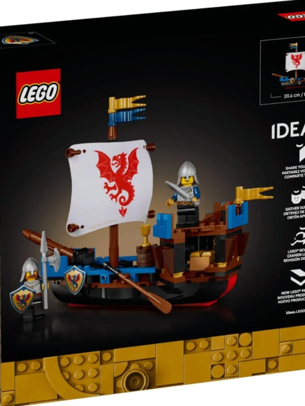 LEGO IDEAS 40912 Sea Serpent NIB NEW SEALED in Hand